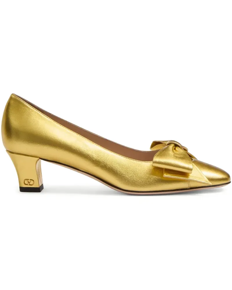 Valentino Garavani Bowow Pumps 45mm - Gold Gold