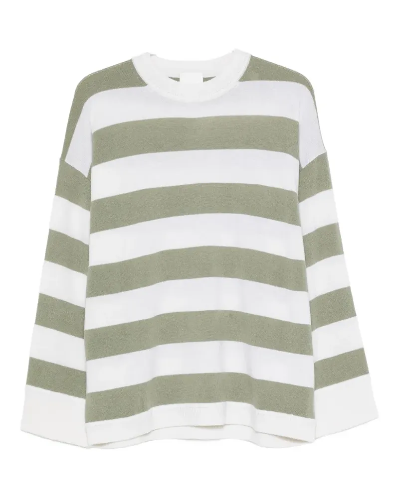 ALLUDE horizontal-stripe sweater - Grün Grün