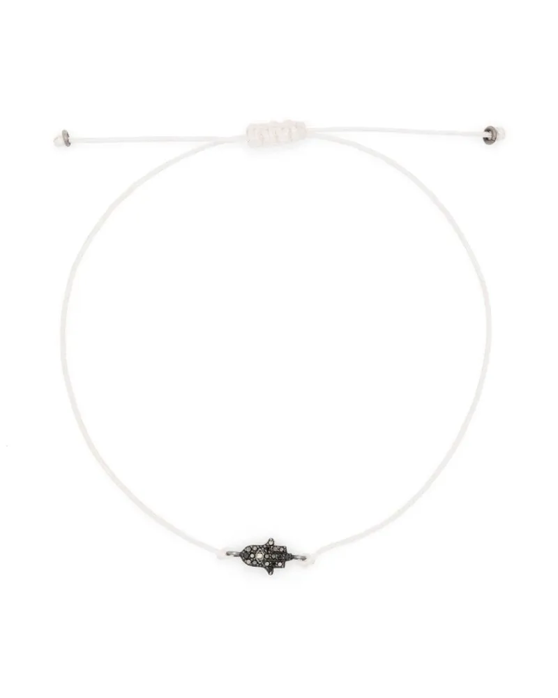 ANIL ARJANDAS Mini Hamsa Armband mit Diamanten - Silber Silber
