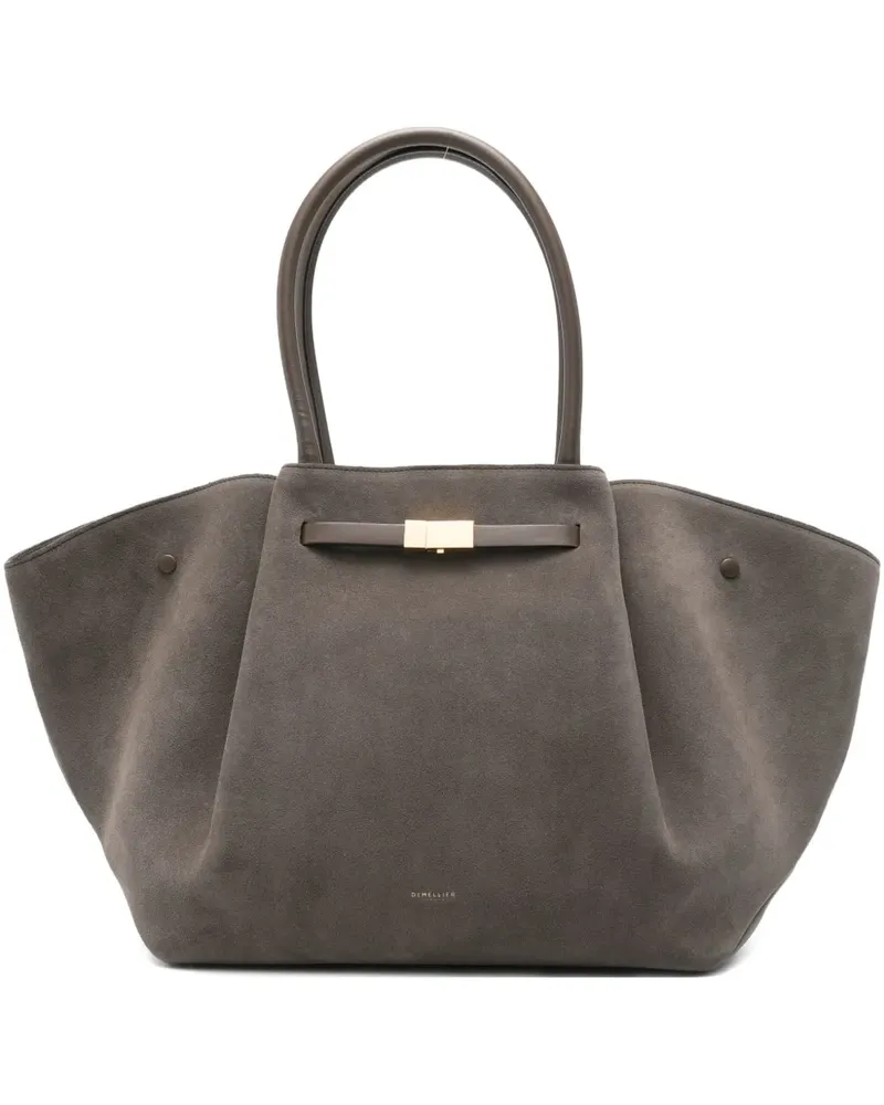 DeMELLIER New York suede tote bag - Grün Grün