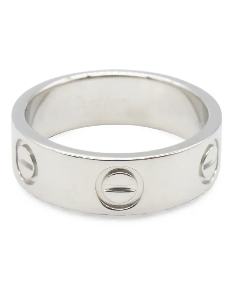 Cartier 2010s Love screw-detail ring - Silber Silber