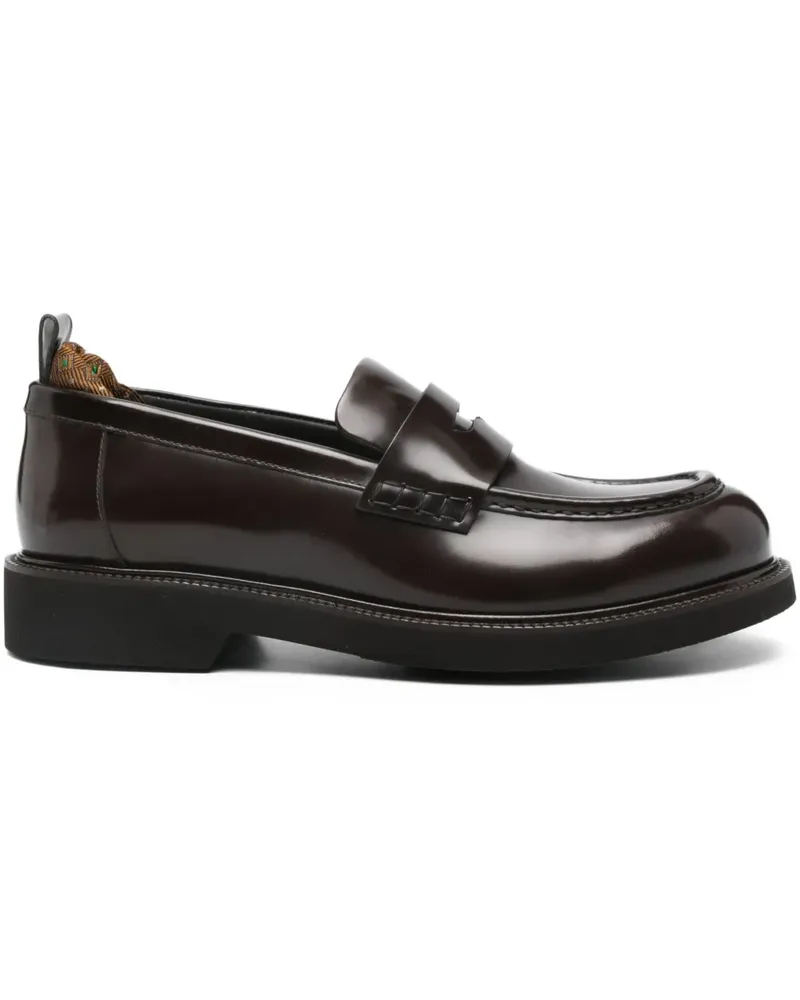 Etro Penny-Loafer aus Leder - Braun Braun