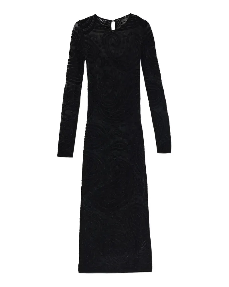 Etro Kleid mit langen Ärmeln - Schwarz Schwarz