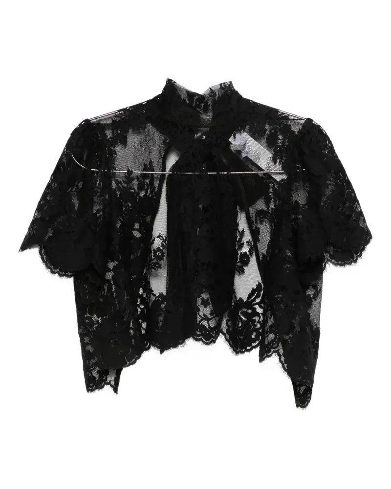 IMPERIAL lace top - Schwarz Schwarz