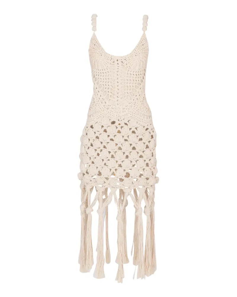 Balmain Minikleid mit Knotendetail - Nude Nude