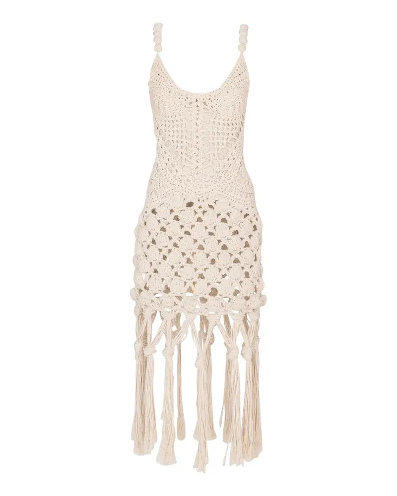 Balmain Minikleid mit Knotendetail - Nude Nude