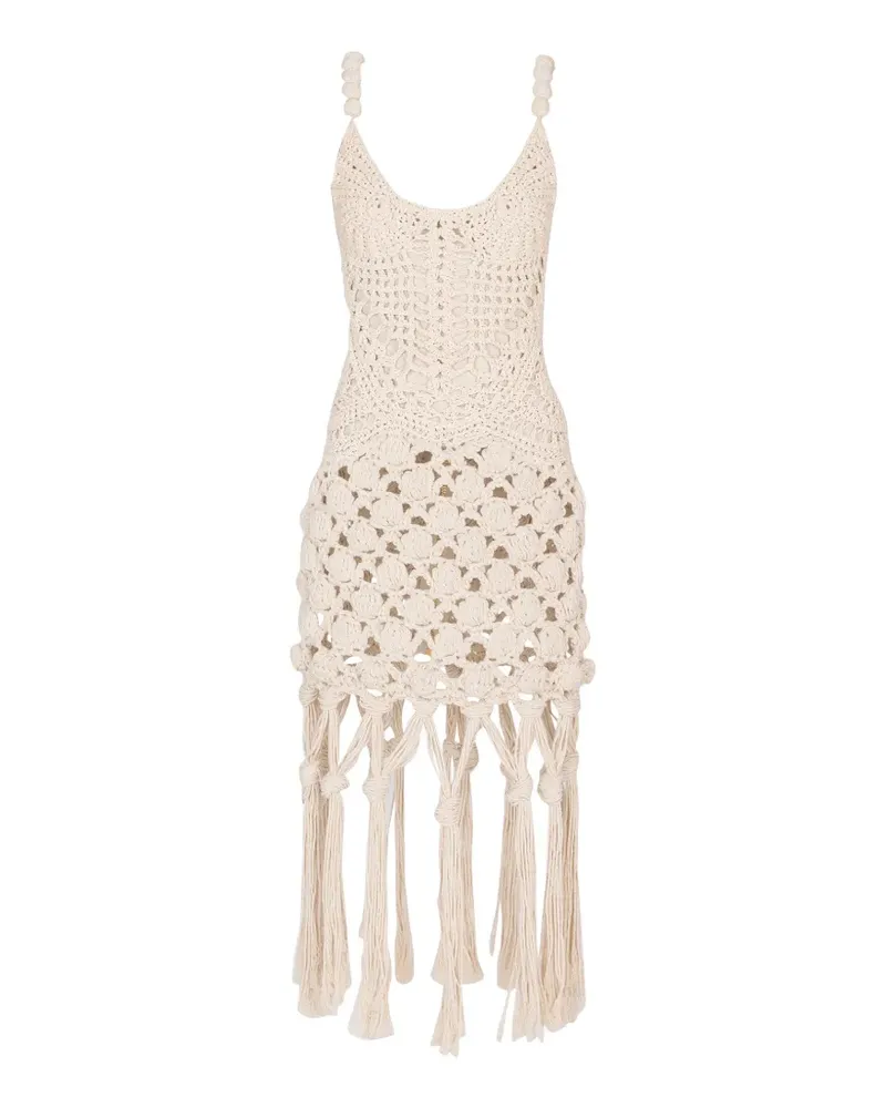 Balmain Minikleid mit Knotendetail - Nude Nude