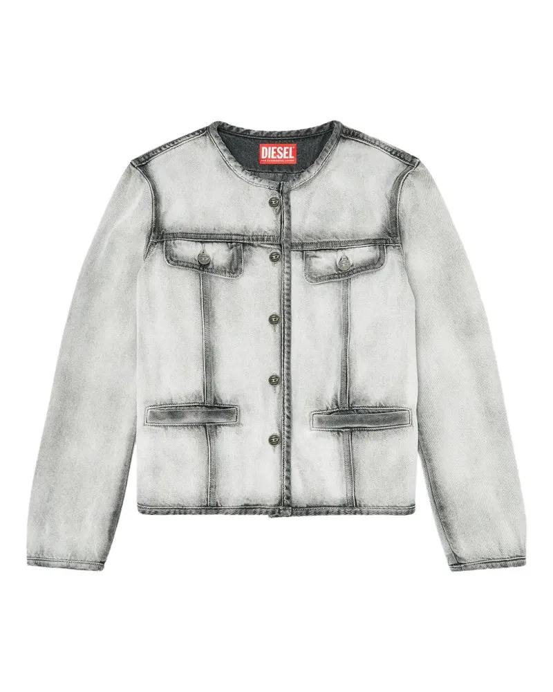 Diesel Jacke mit Vordertasche - Grau Grau