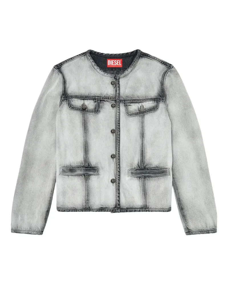 Diesel Jacke mit Vordertasche - Grau Grau