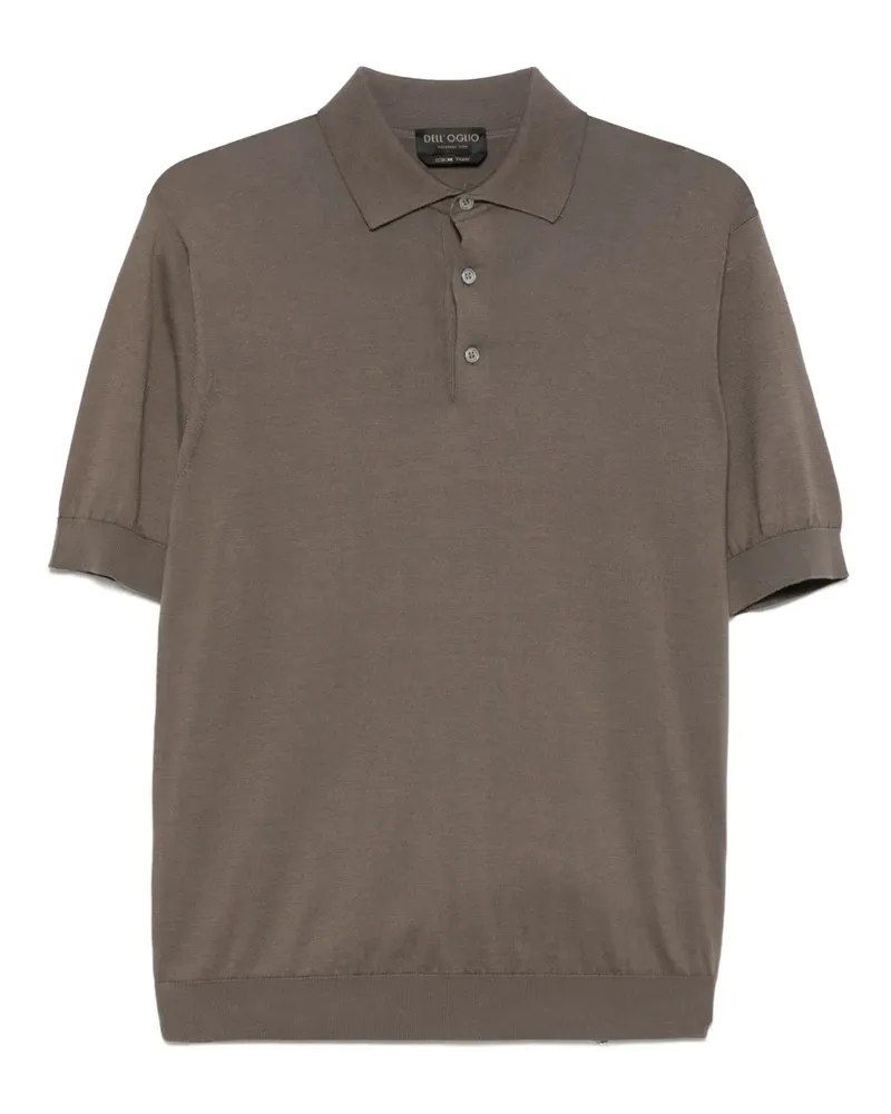 Dell'oglio Klassisches Poloshirt - Braun Braun