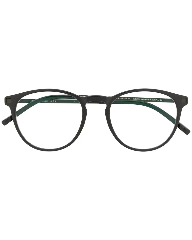 Mykita Nukka' Brille mit rundem Gestell - Schwarz Schwarz
