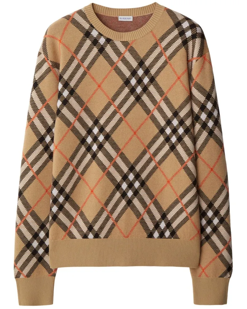 Burberry Pullover mit Vintage-Check - Nude Nude