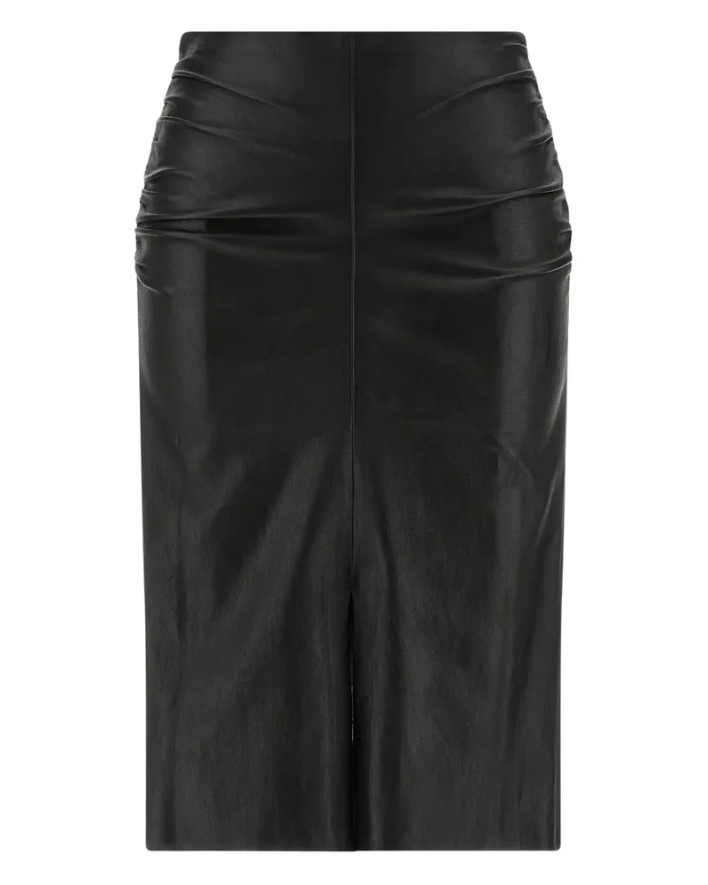 Stouls Geraffter Minirock - Black Black