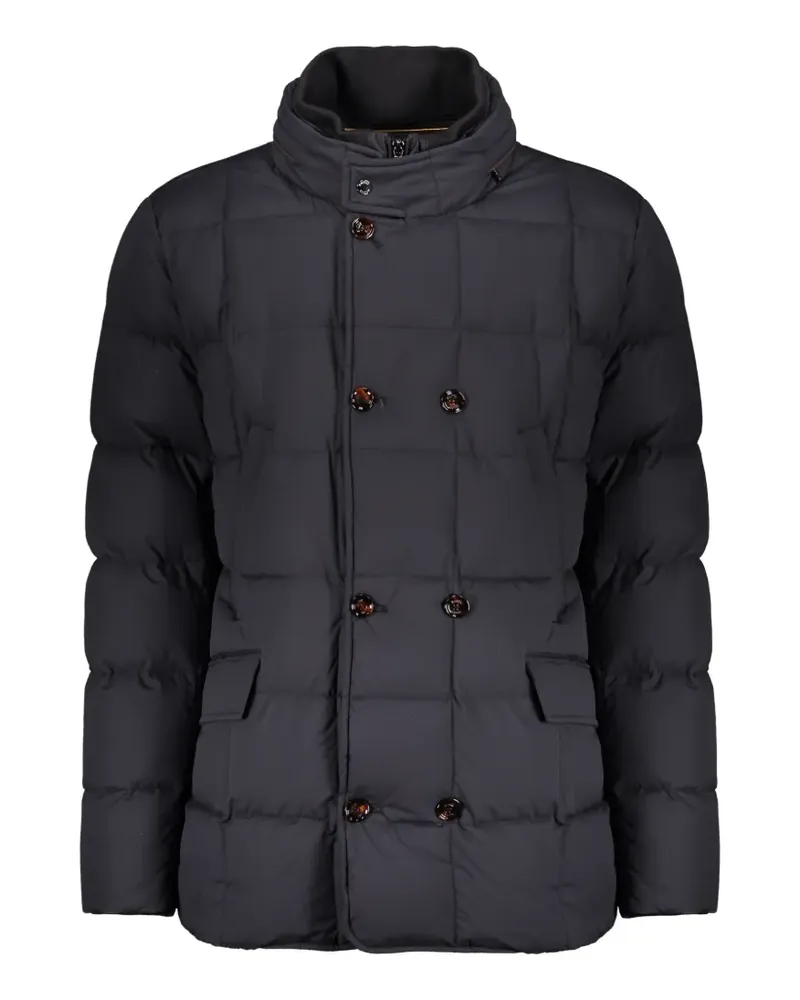 MOORER padded double-breasted jacket - Blau Blau