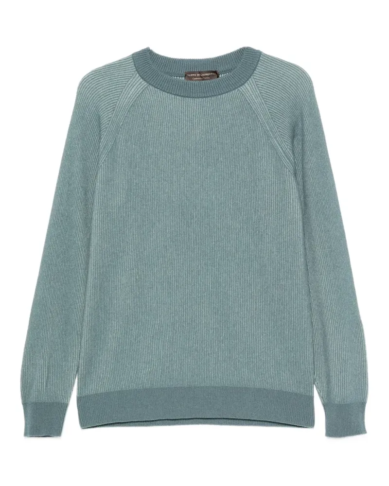 Filippo de Laurentiis Pullover mit Raglanärmeln - Blau Blau