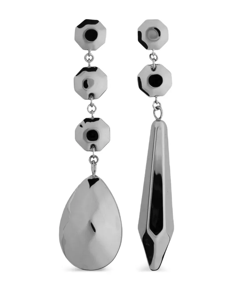 Maison Margiela mismatched drop earrings - Silber Silber