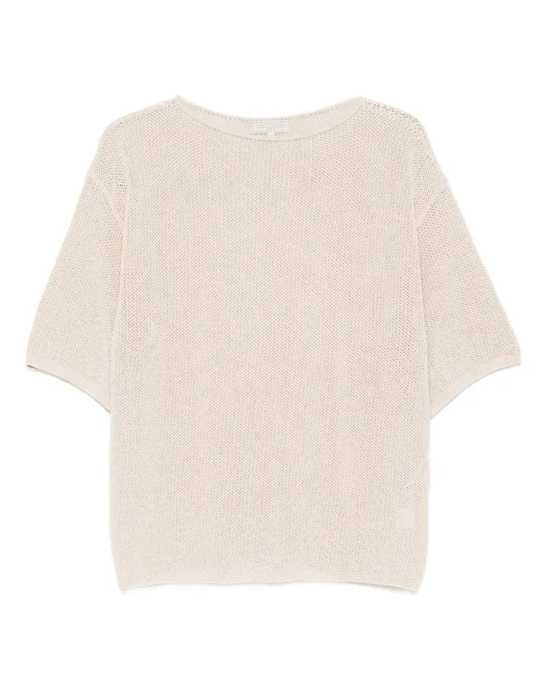 Antonelli Firenze short-sleeve sweater - Nude Nude