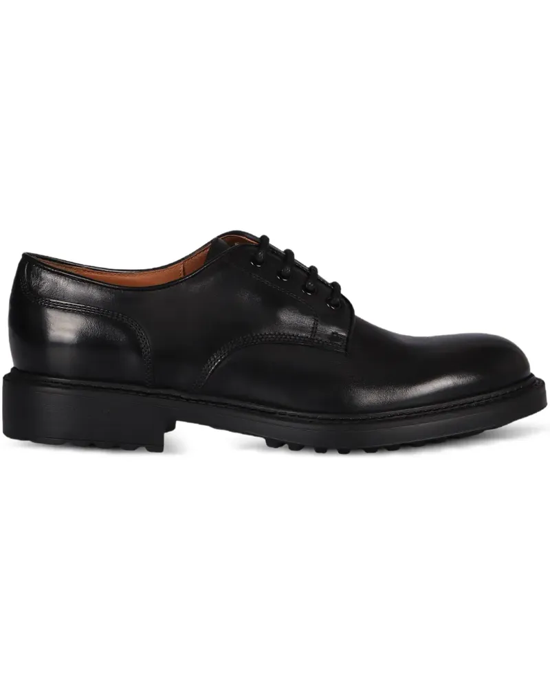 Doucal´s Schnürschuhe mit runder Kappe - Schwarz Schwarz