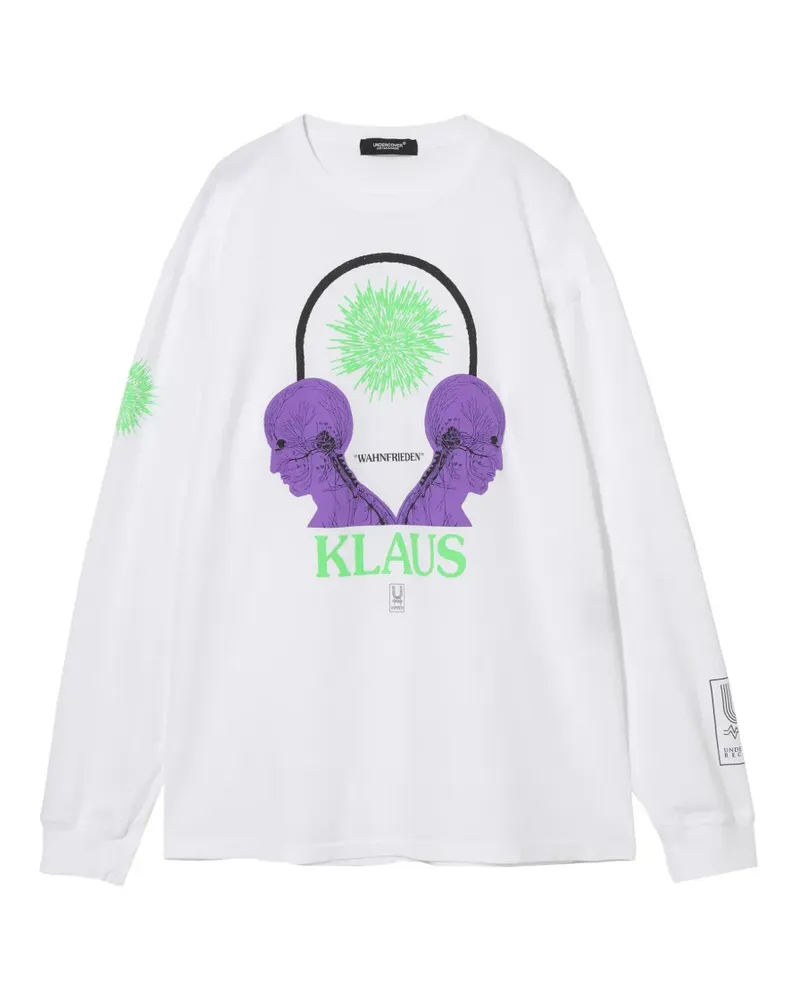 Undercover Pullover mit grafischem Print - Weiß Weiß