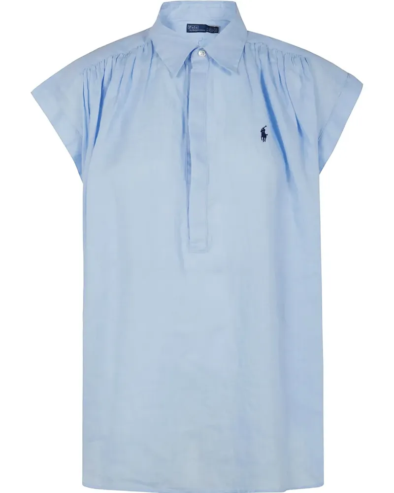 Ralph Lauren Hemd aus Leinen - Blau Blau