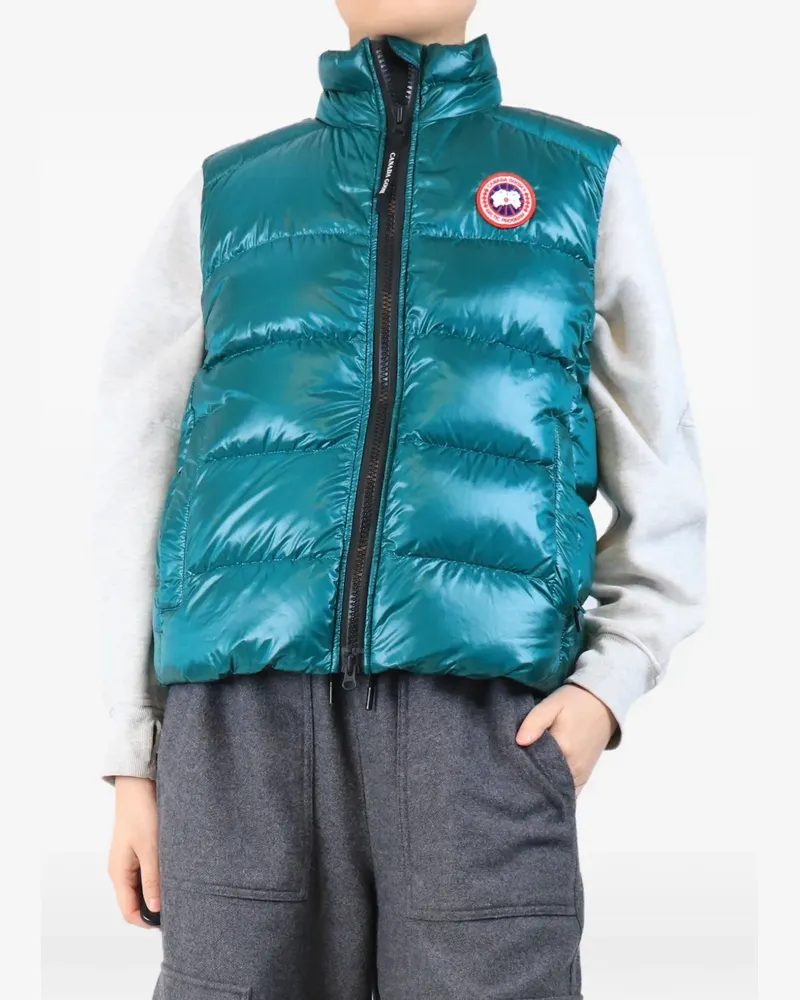 Canada Goose logo-patch gilet - Grün Grün