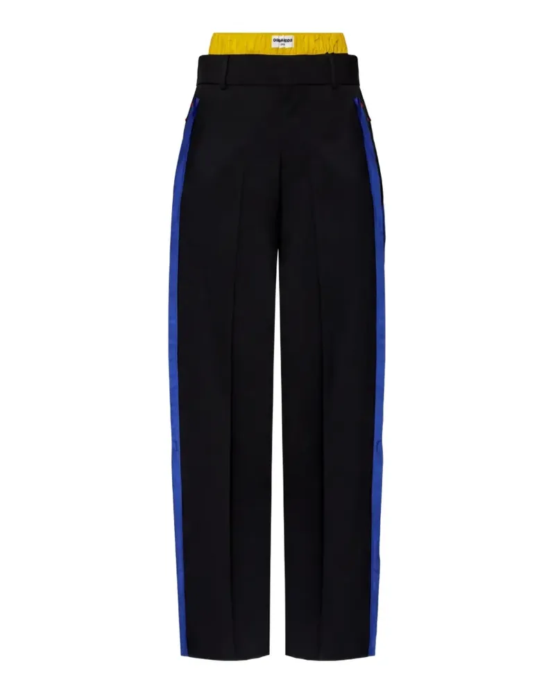 Dsquared2 Weite D2 Jetski Hose mit Seitenstreifen - Schwarz Schwarz