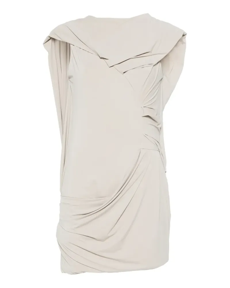 Entire Studios Sylph mini dress plaster - Grau Grau