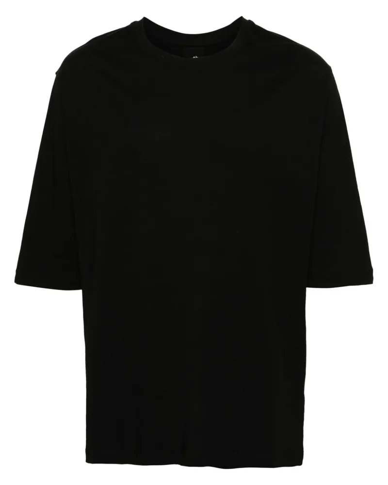 THOM KROM T-Shirt mit grafischem Print - Schwarz Schwarz