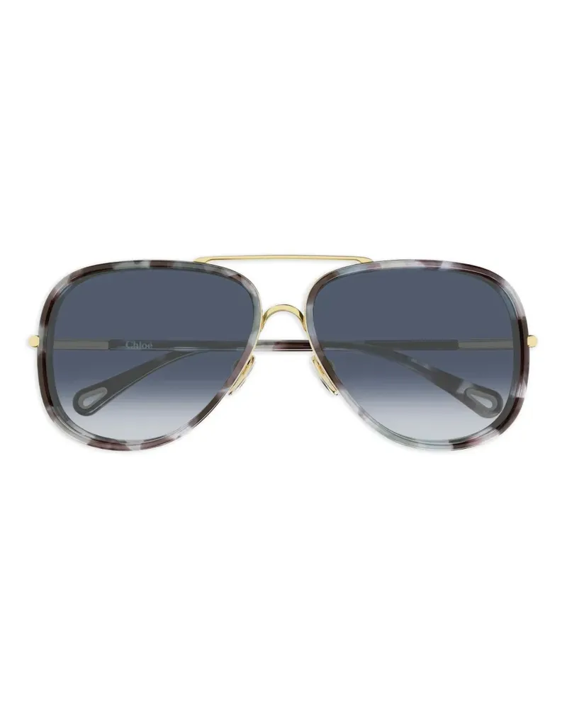 Chloé pilot-frame sunglasses - Gold Gold