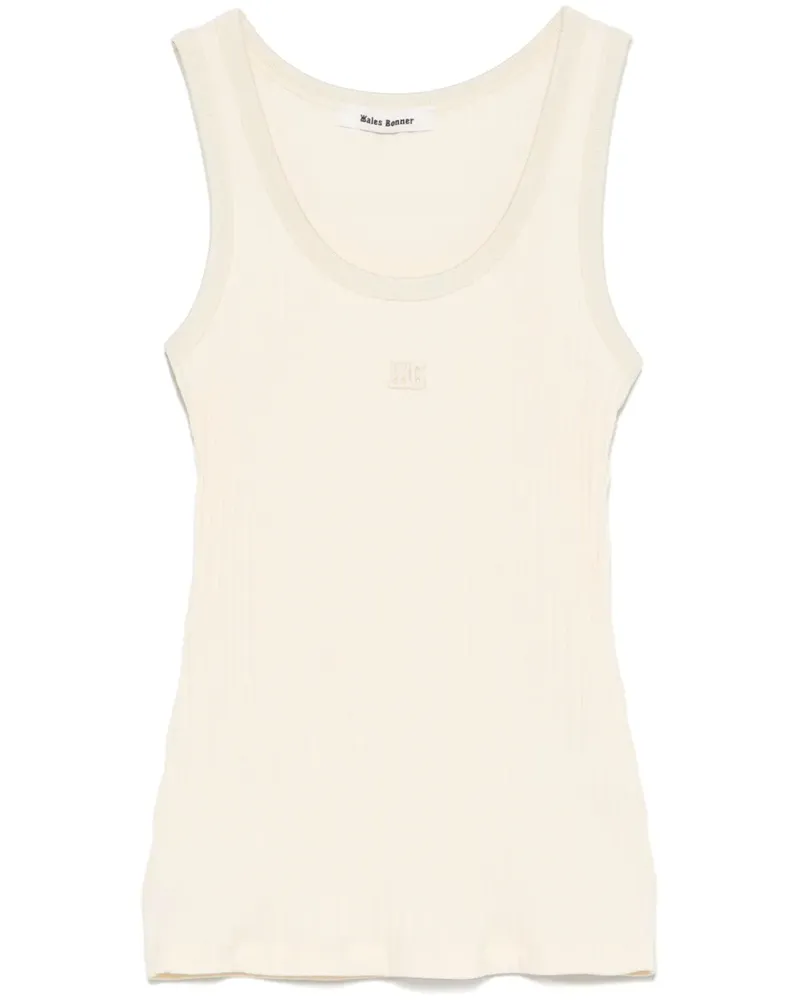 Wales Bonner Groove Tanktop - Nude Nude