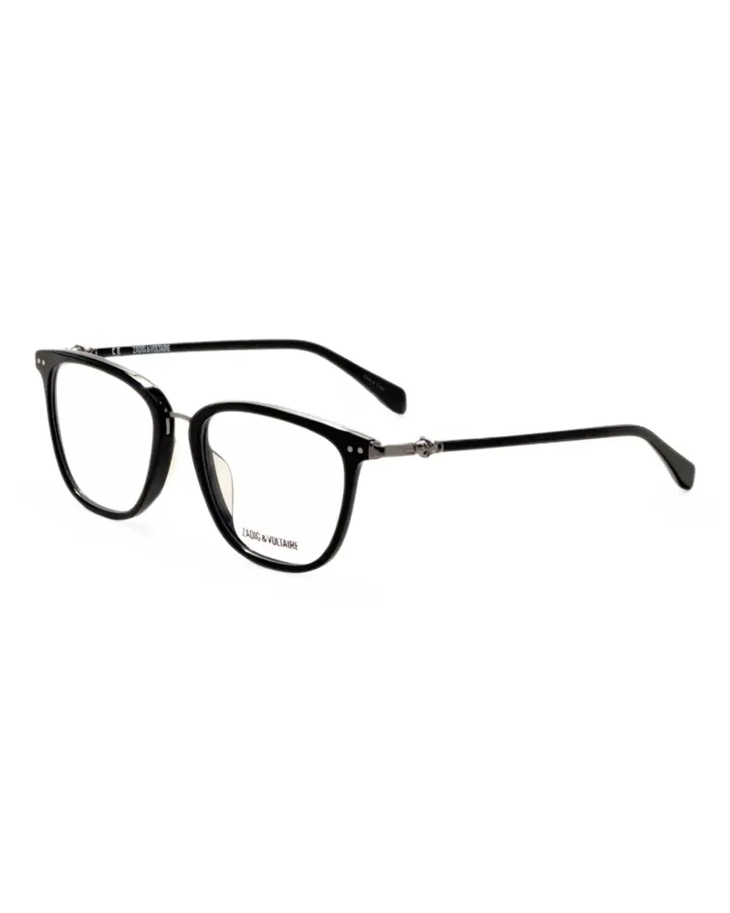 Zadig & Voltaire Brille mit eckigem Gestell - Schwarz Schwarz