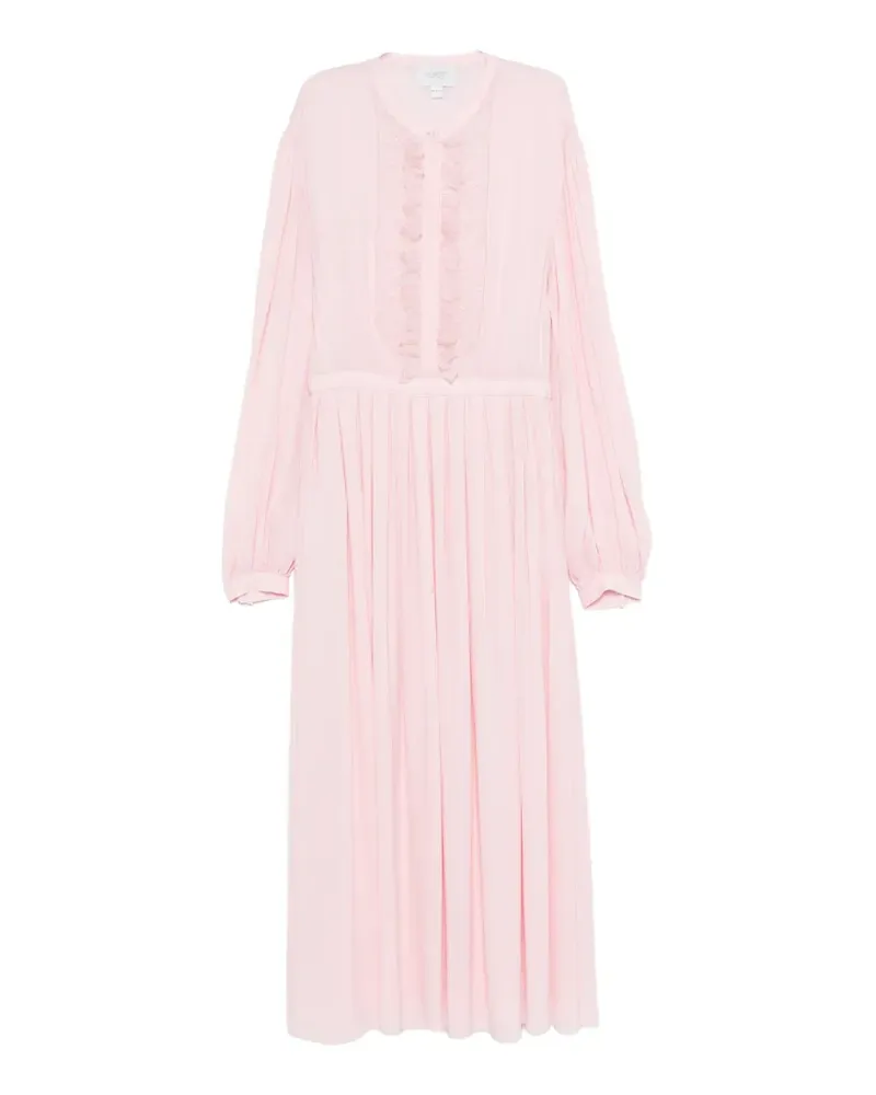 Giambattista Valli ruffled midi dress - Rosa Rosa