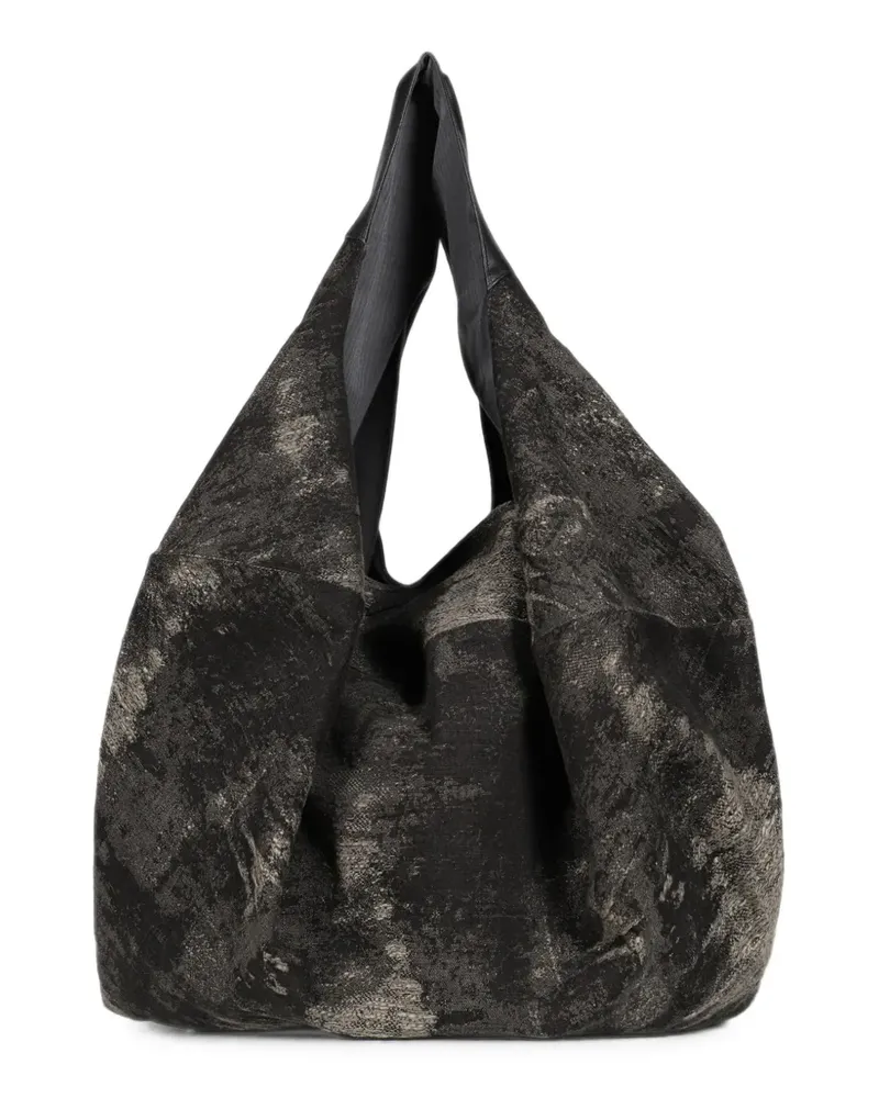 TAAKK abstract-print shoulder bag - Schwarz Schwarz