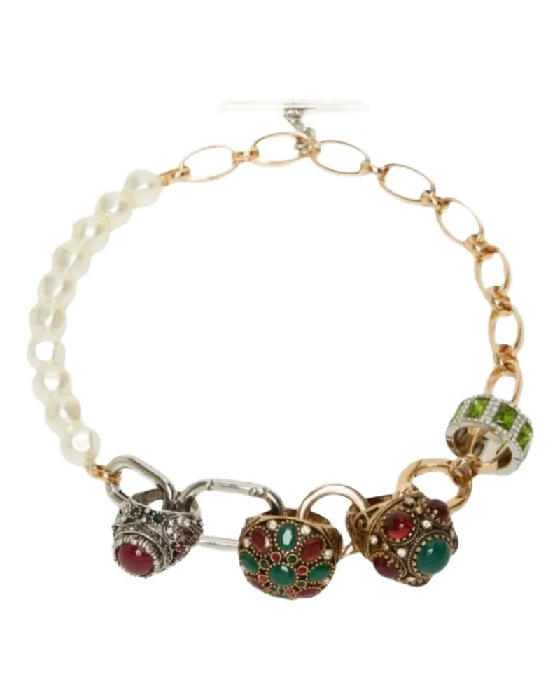 Max Mara DIDA Choker mit Kette - Nude Nude