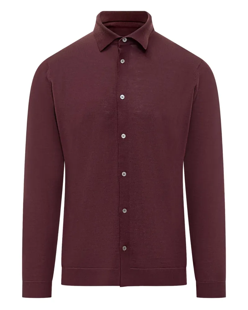 Filippo de Laurentiis buttoned long-sleeve shirt - Rot Rot