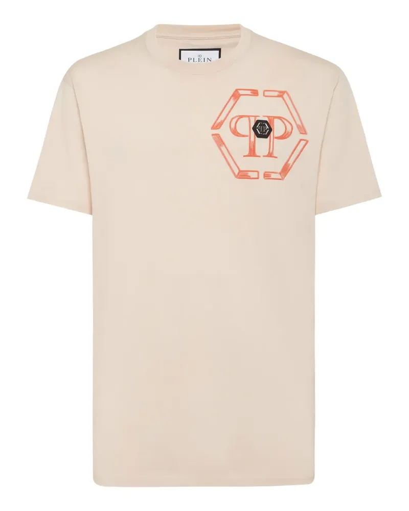 Philipp Plein Hexagon T-Shirt - Nude Nude