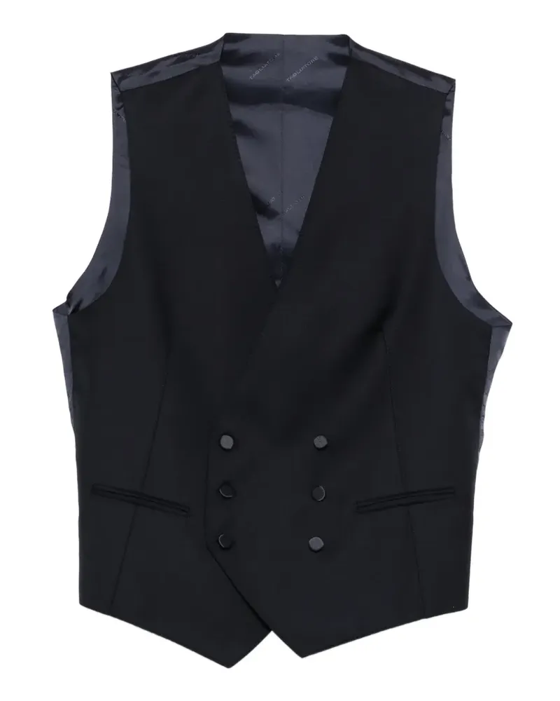 Tagliatore Doppelreihige Weste - Blau Blau