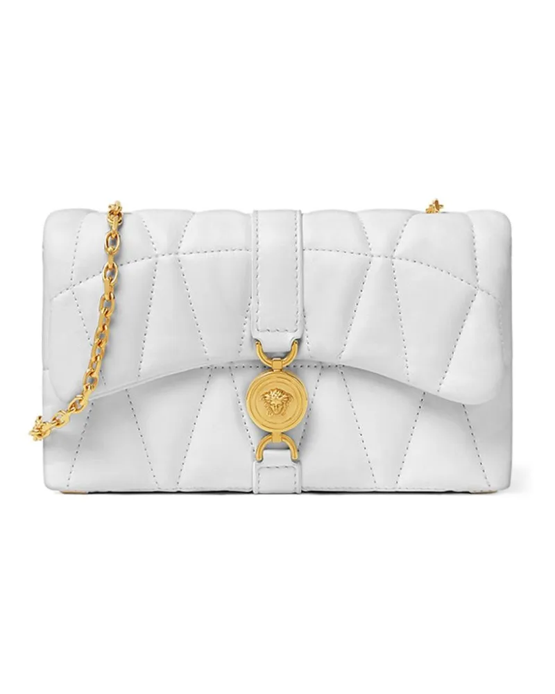 Versace Gesteppte Kleio Mini-Tasche - Weiß Weiß