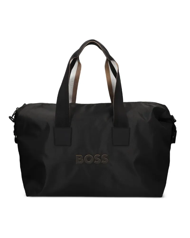HUGO BOSS logo-plaque holdall - Schwarz Schwarz
