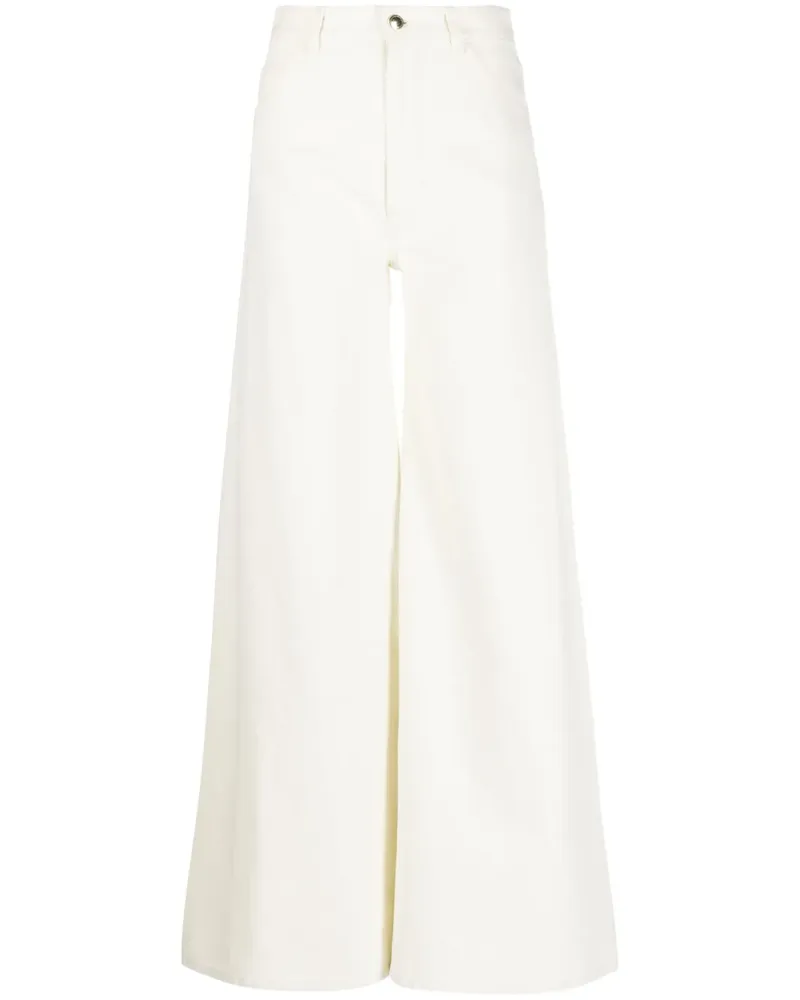 Chloé Rave Wide-Leg-Jeans - Nude Nude