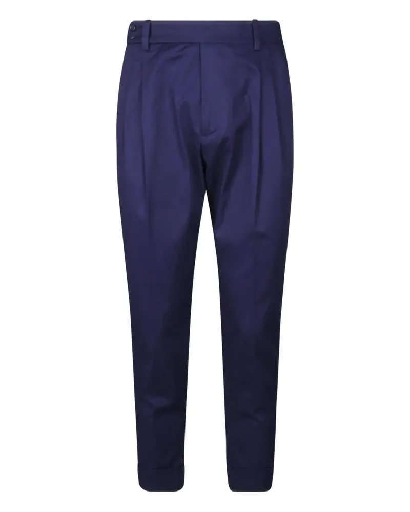 HOSIO Plissierte Hose - Blau Blau