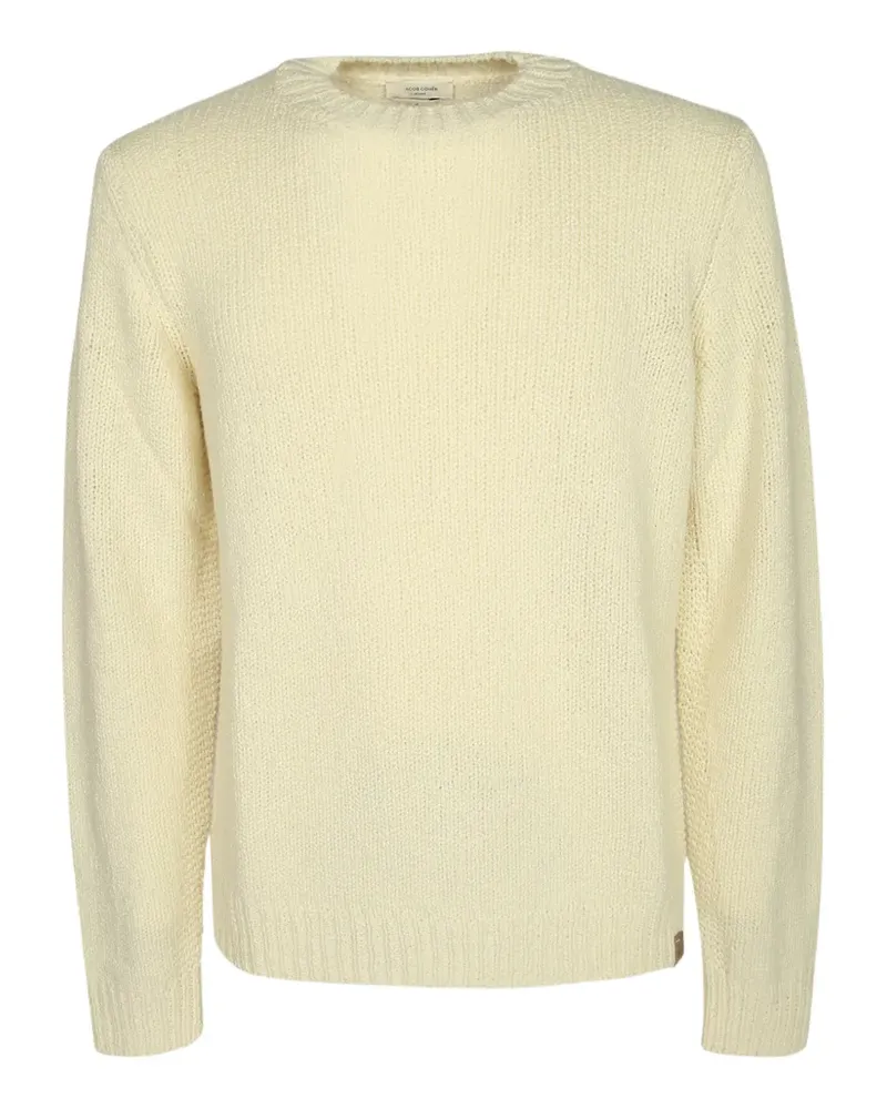 Jacob Cohën chunky-knit crew-neck sweater - Weiß Weiß