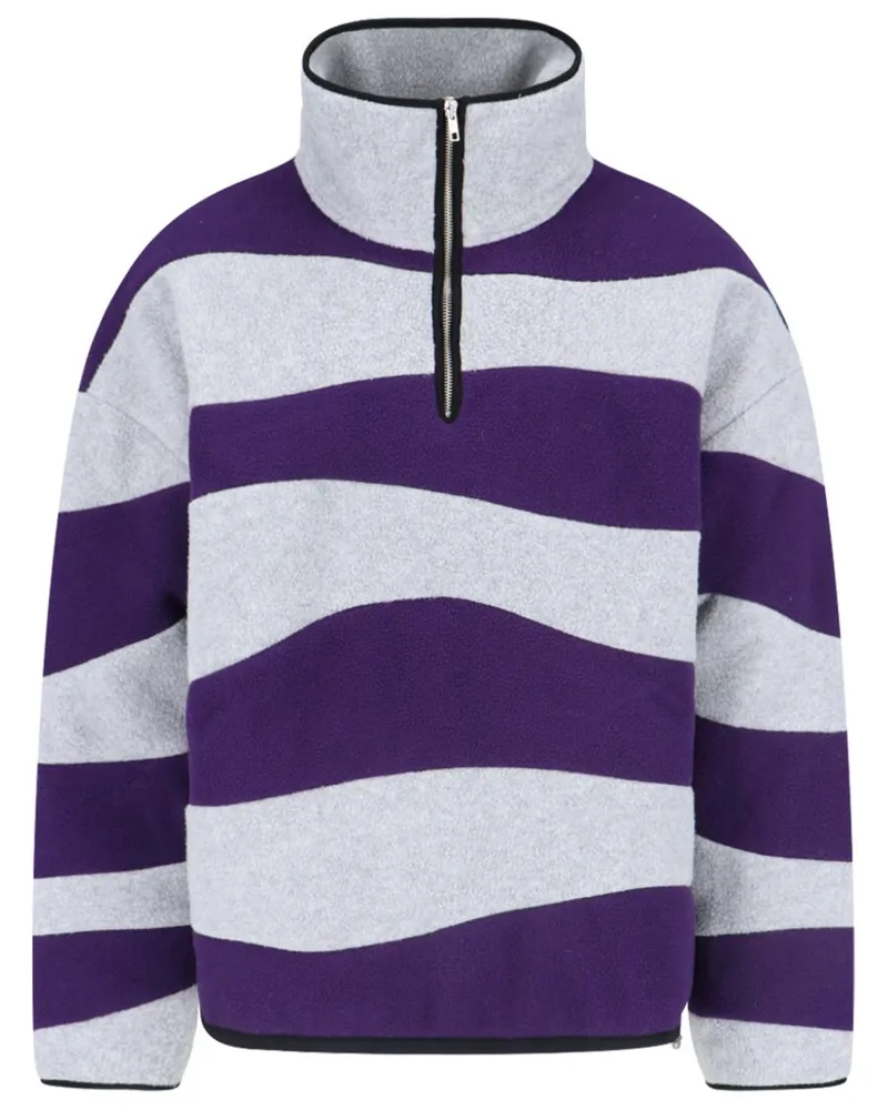 BONSAI Pullover mit gebürstetem Finish - Grau Grau