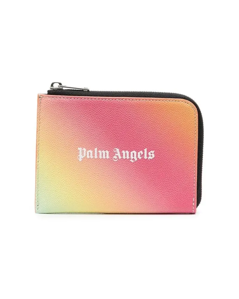 Palm Angels Kartenetui mit Regenbogen-Print - Mehrfarbig Mehrfarbig
