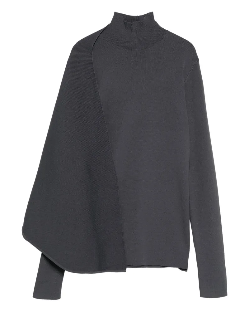Entire Studios Gewickelter Pullover mit Stehkragen - Grau Grau