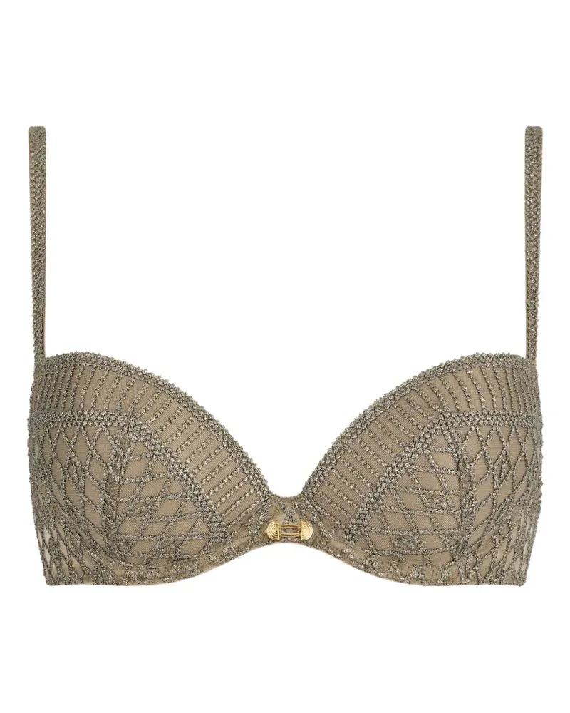 Aubade Stardust Dream Push-up-BH mit Stickerei - Grün Grün