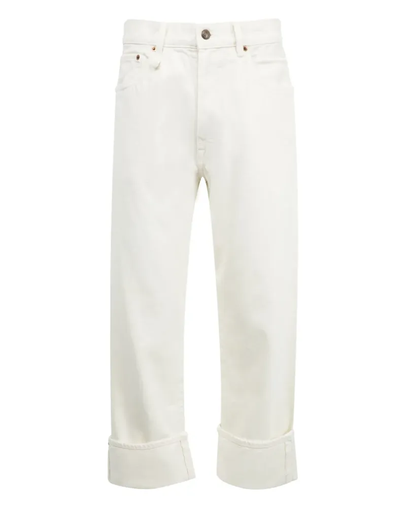 R13 Cuffed X-BF Jeans - Weiß Weiß