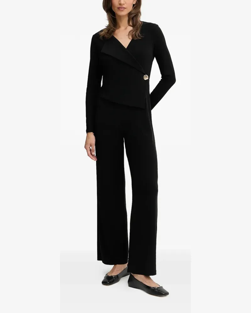 Joseph Ribkoff V-neck button all in one - Schwarz Schwarz