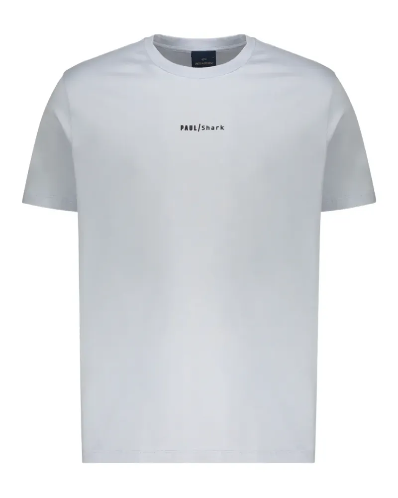 Paul & Shark logo-print short-sleeve T-shirt - Blau Blau