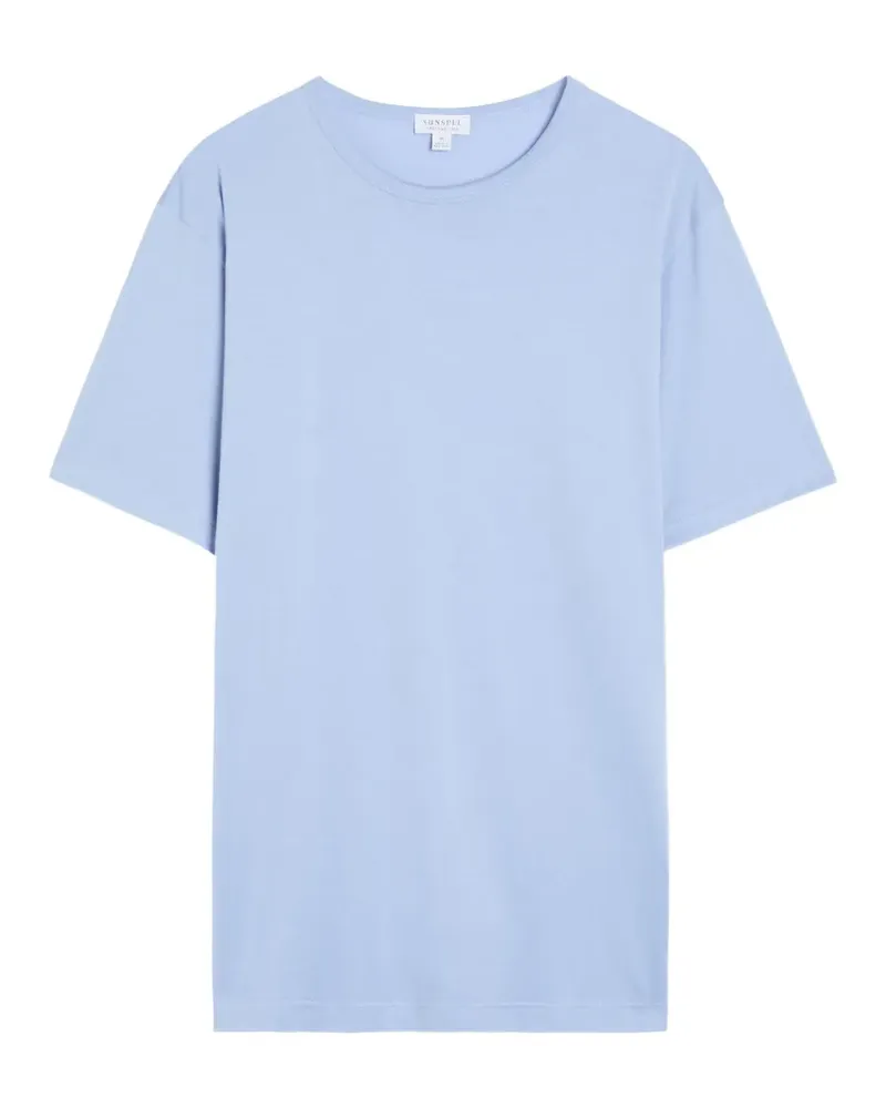 Sunspel crew-neck T-shirt - Blau Blau